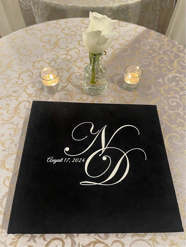 Custom Monogram Photo Album